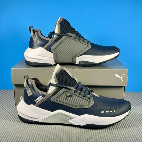 Puma Other - PUMA GS.One Waterproof Golf Shoes (NEW Men’s navy blazer/quiet shade gray)